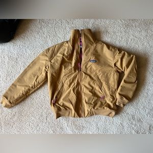 Women's Shelled Synchilla Jacket - Nest Brown w/Amaranth Pink